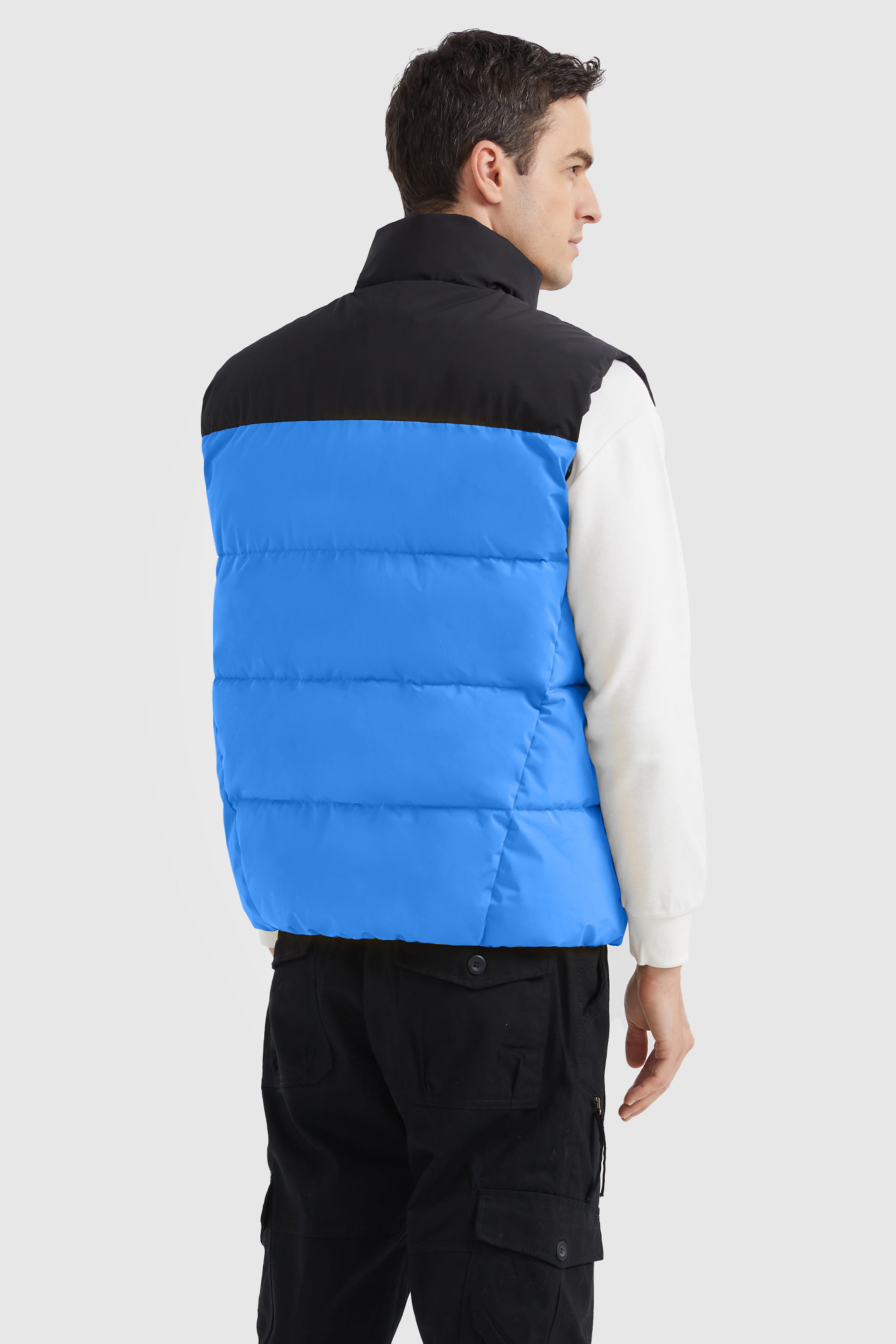 Orolay-Winter Sleeveless Puffer Warm Vest-#color_Marina