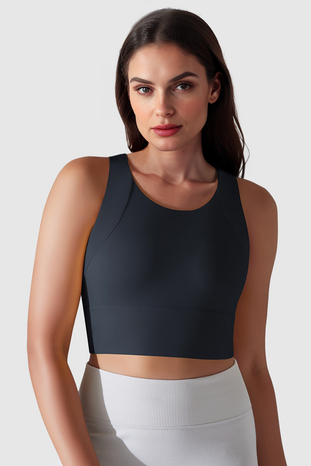 Orolay-Wireless Racerback Sports Bras-Image 1 of Wireless Racerback Sports Bras from Orolay - #color_Black