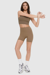 Orolay-Wireless Racerback Sports Bras-Image 2 of Wireless Racerback Sports Bras from Orolay - #color_Khaki