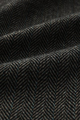 Orolay-Wool Midi Office Skirt-Image 6 of Wool Blend Straight Line Skirts from Orolay - #color_Black stripes