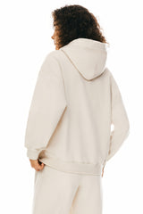 Orolay Fleece Hoodie Sweatshirt Long Sleeve Oversized #color_beige