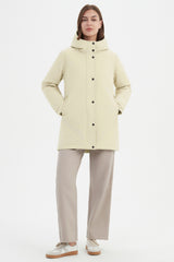 Orolay Hooded Winter Long Down Parka #color_beige