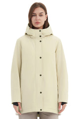 Orolay Hooded Winter Long Down Parka #color_beige
