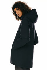 Orolay Hooded Winter Long Down Parka #color_black