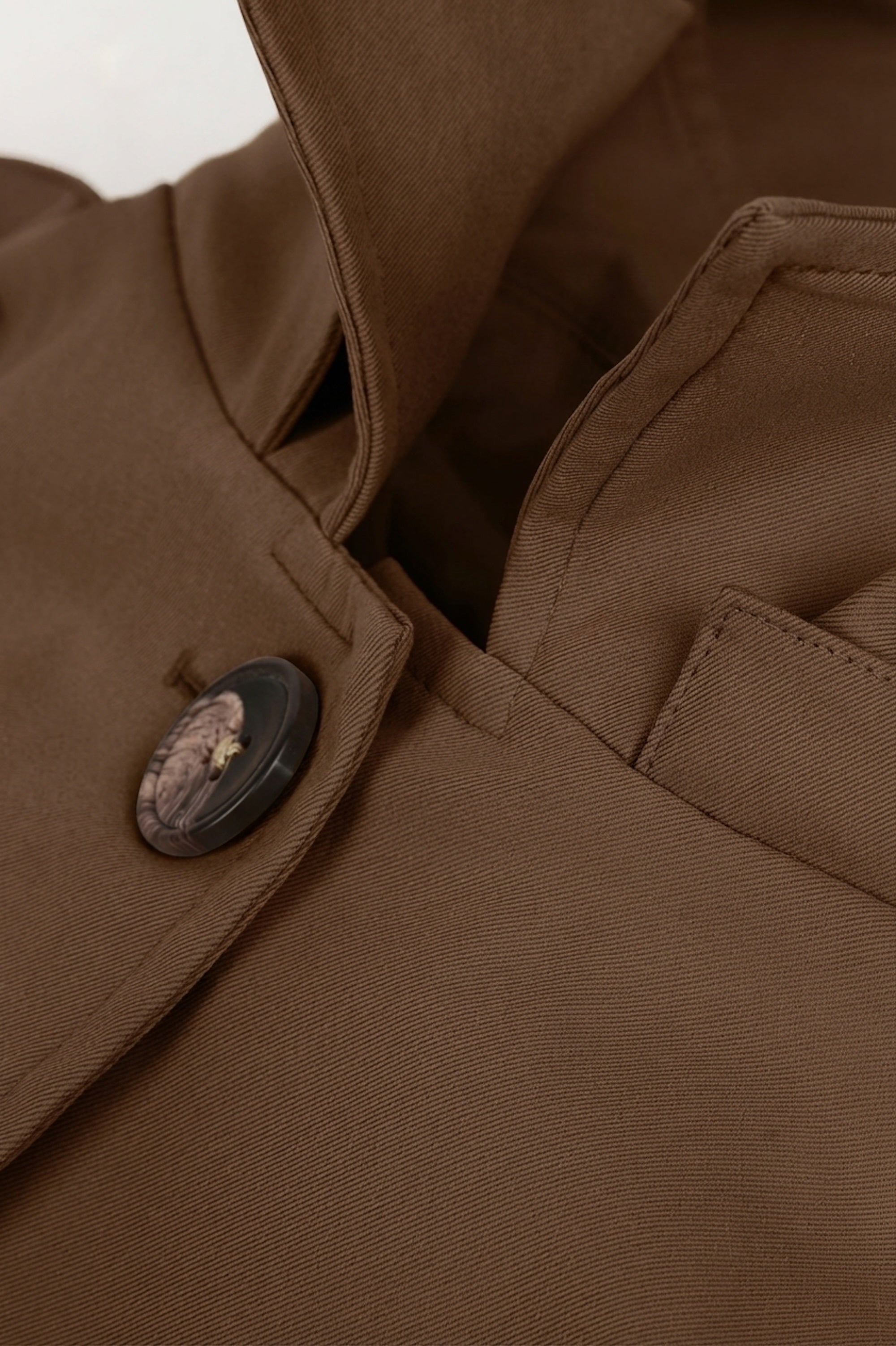 Orolay-Single-Breasted Trench-#color_coffee