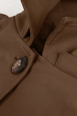 Orolay-Single-Breasted Trench-#color_coffee