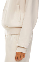 Oversized Half Zip Sweatshirts - Orolay, #color_Beige