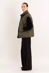 Orolay-Sleeveless Classic Puffer Vest-#color_Sea Turtle