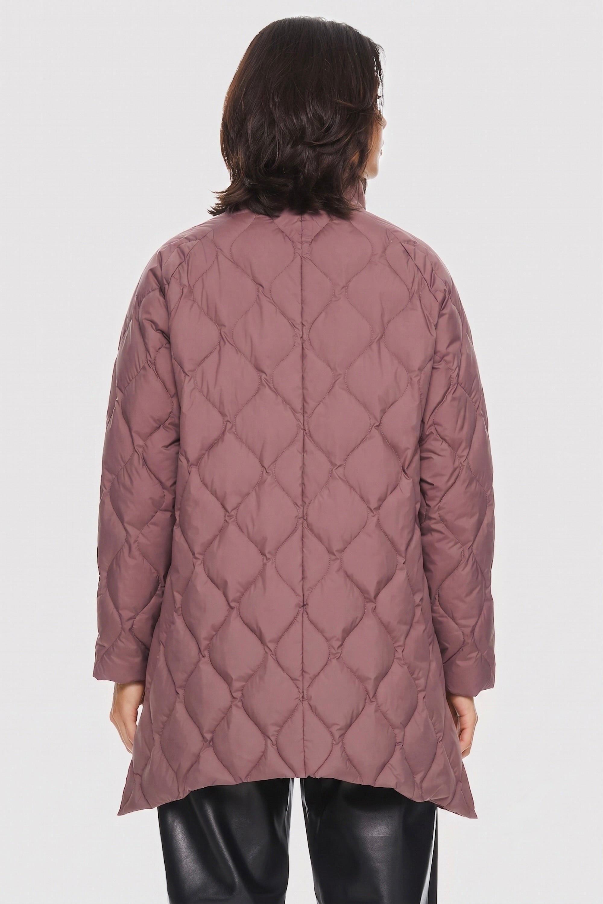 Orolay-Lightweight Long-Sleeve Puffer Jacket-#color_pink