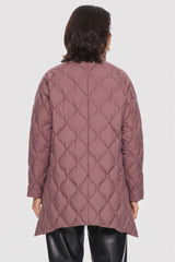 Orolay-Lightweight Long-Sleeve Puffer Jacket-#color_pink