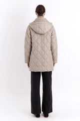 Orolay-Lightweight Long-Sleeve Puffer Jacket-#color_Taupe
