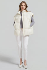 Orolay-Sleeveless Classic Puffer Vest-#color_beige