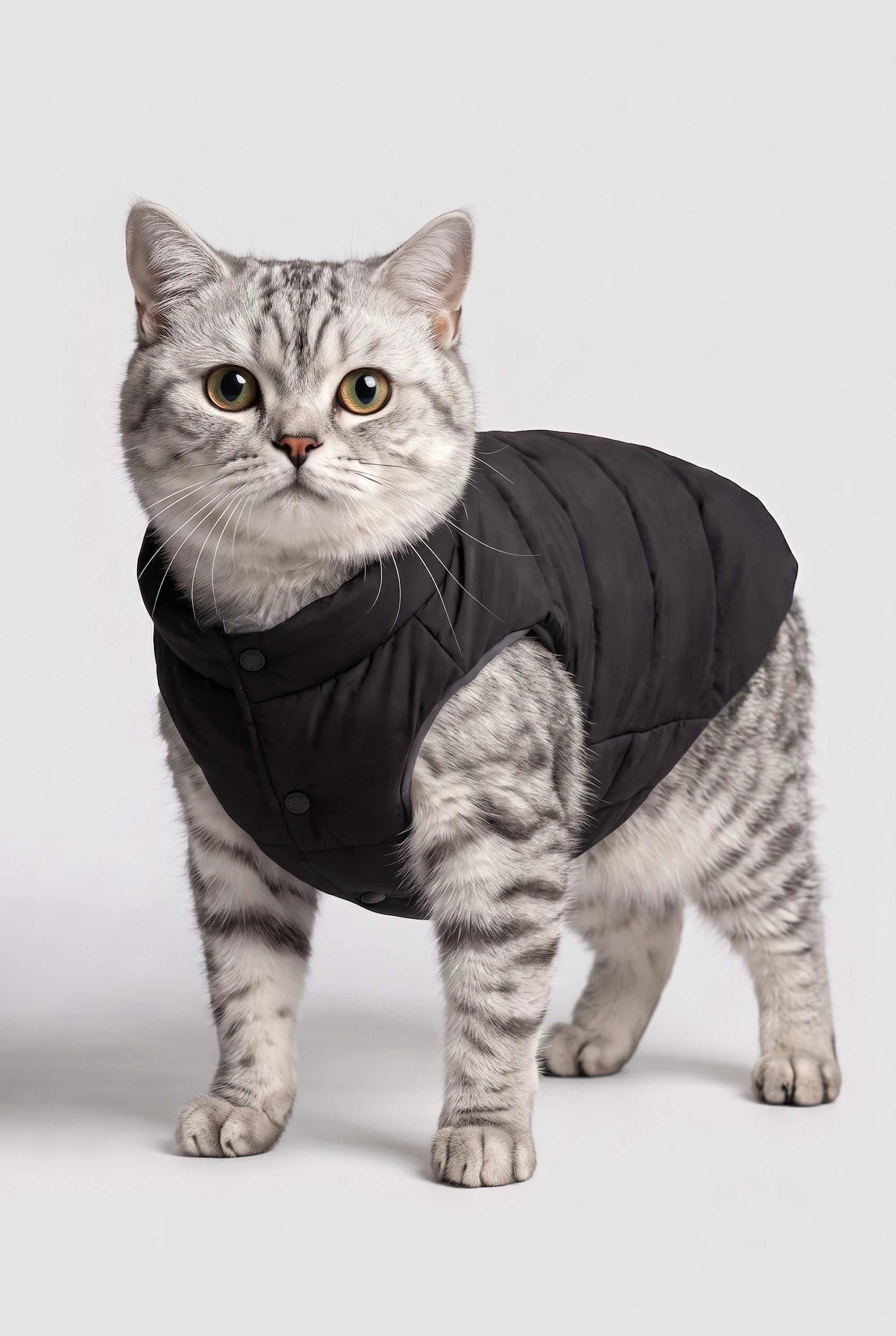 Puff-O Pet Puffer Jacket #color_black