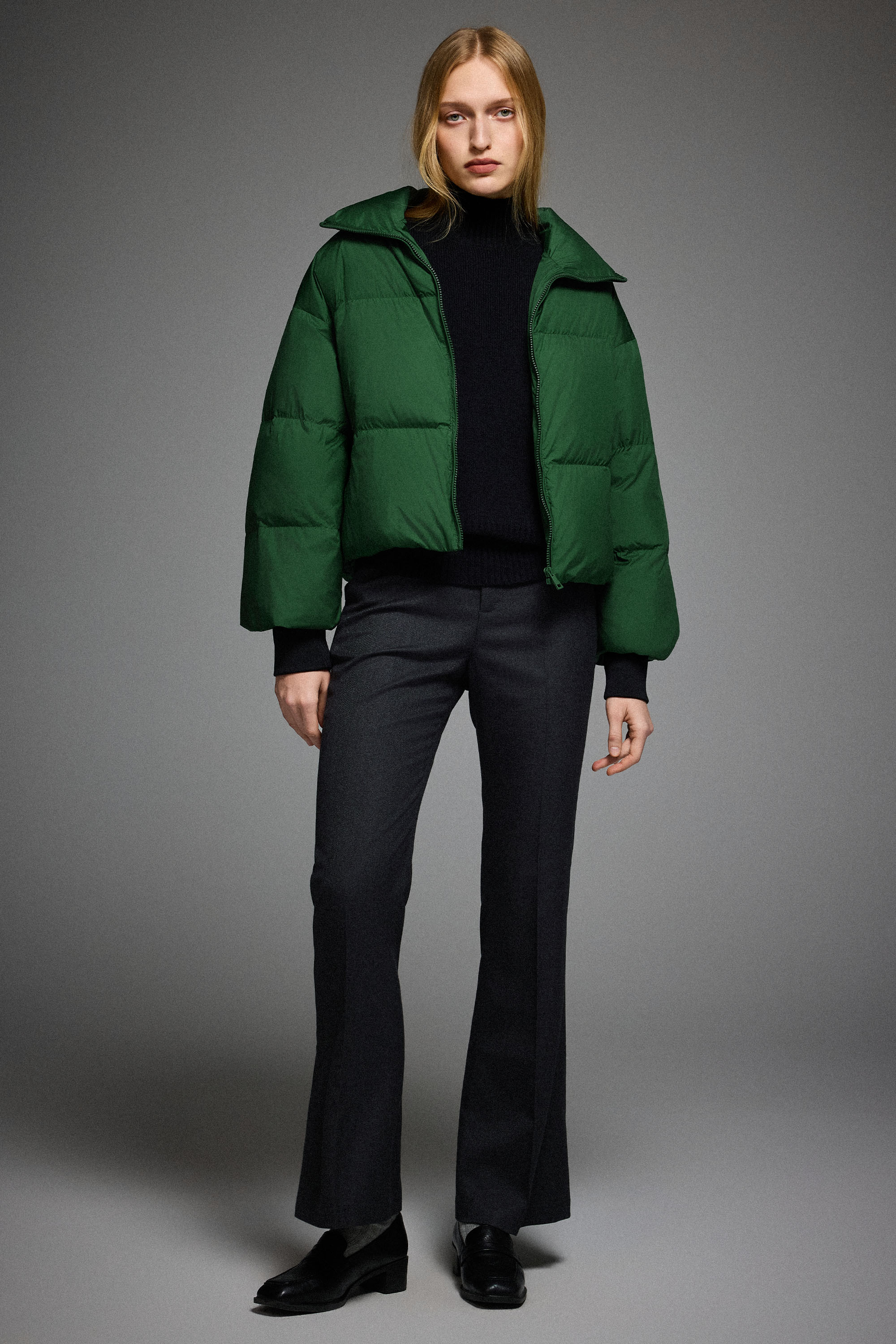 Orolay-Puff-O Classics Short Oversized Down Coat-#color_Formal Garden 