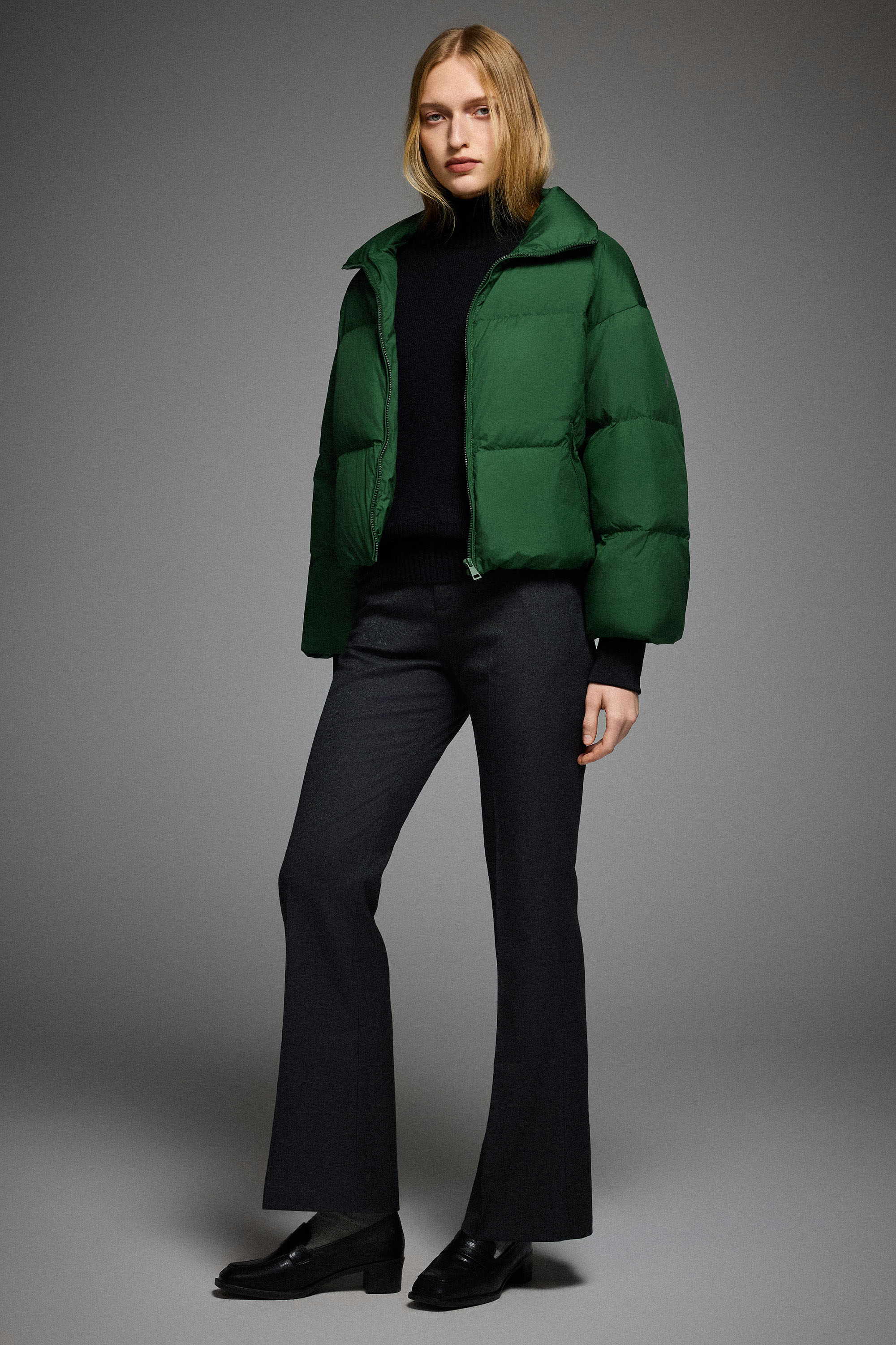 Orolay-Puff-O Classics Short Oversized Down Coat-#color_Formal Garden 