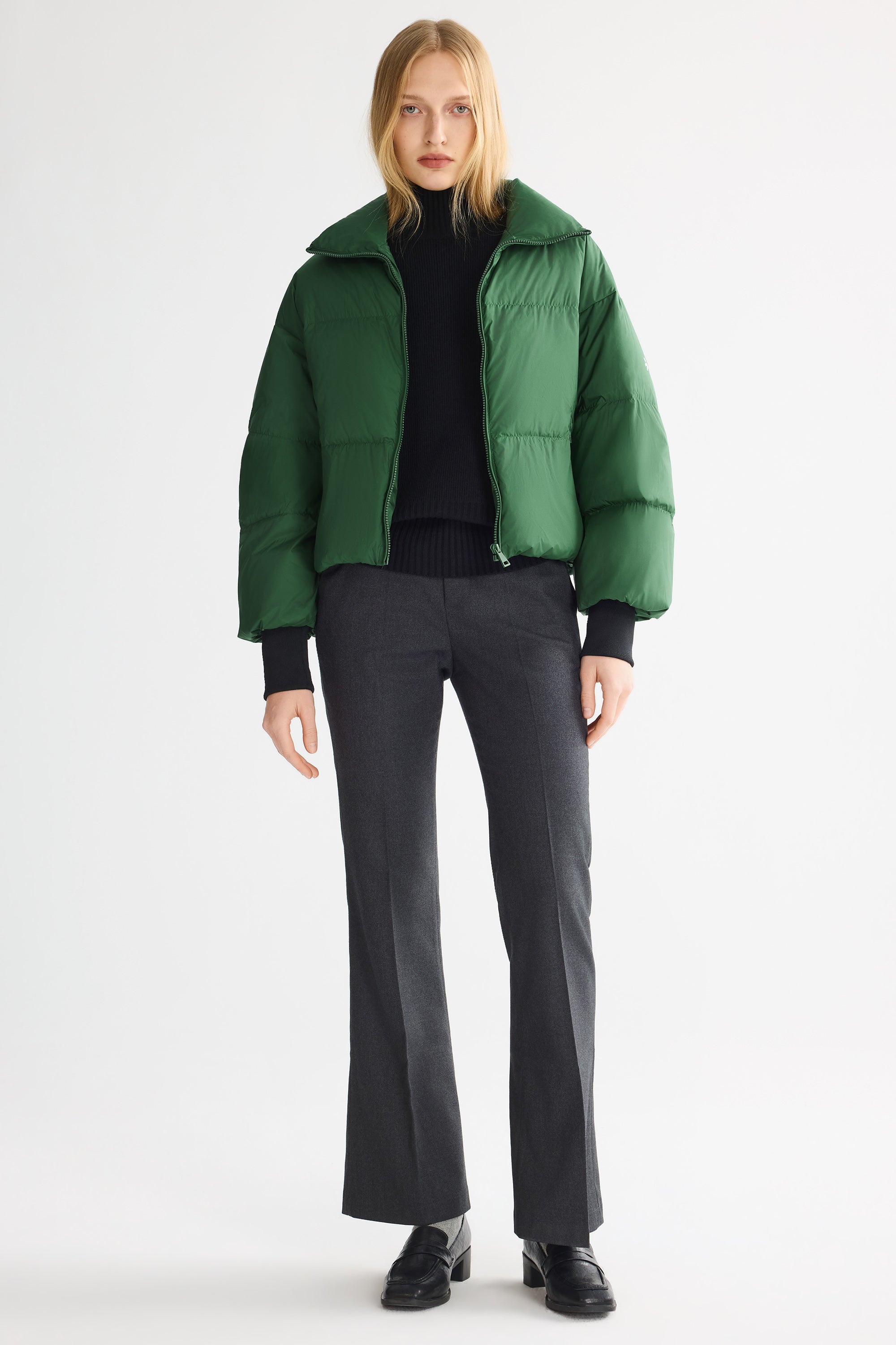 Orolay-Puff-O Classics Short Oversized Down Coat-#color_Formal Garden 