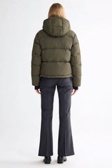 Orolay-Aurora Cropped Thermal Puffer-#color_army green