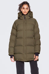 Orolay-Aurora Detachable Hood Down Puffer-#color_army green