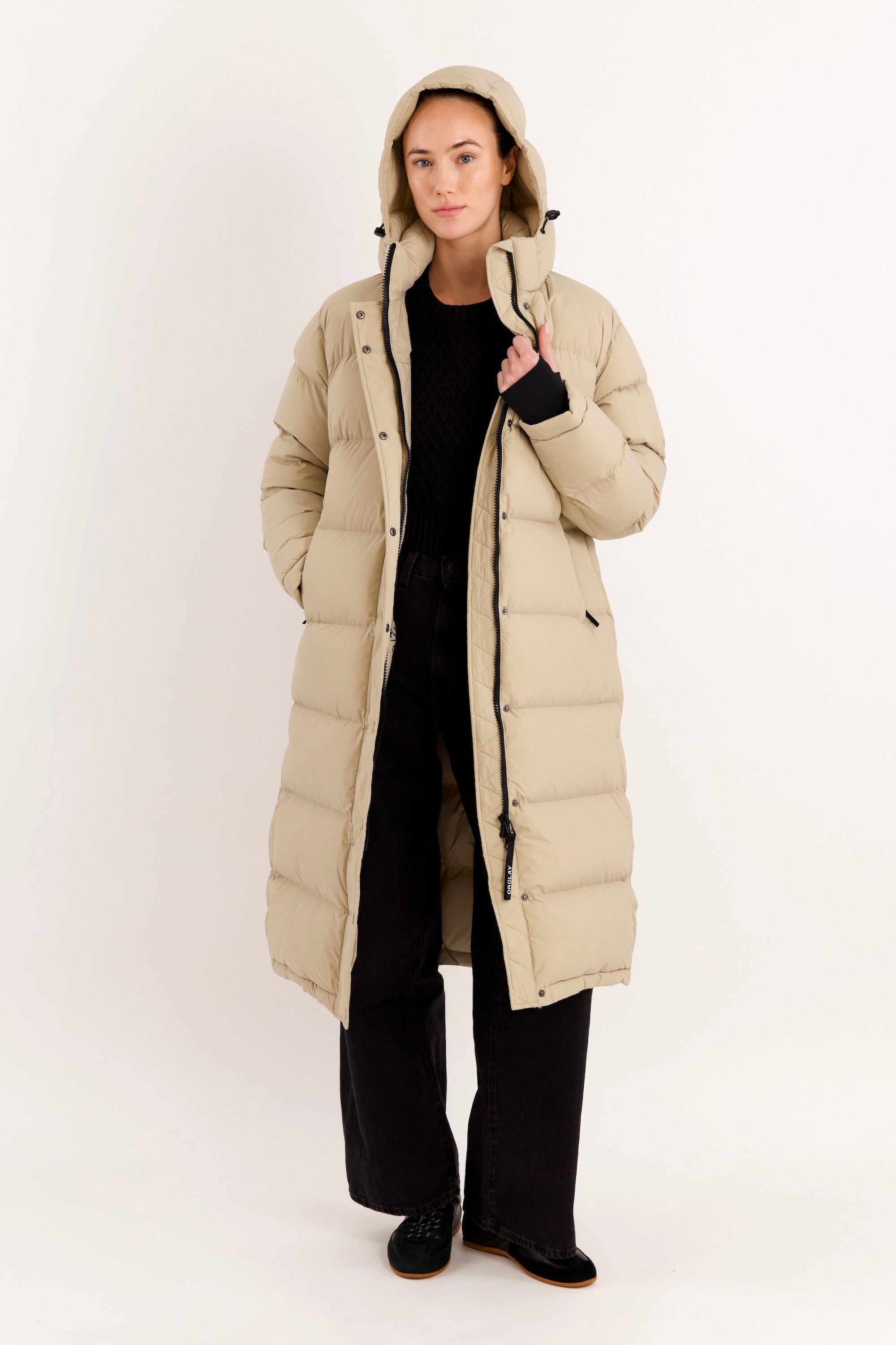 Orolay-Aurora Long Down Parka-#color_beige