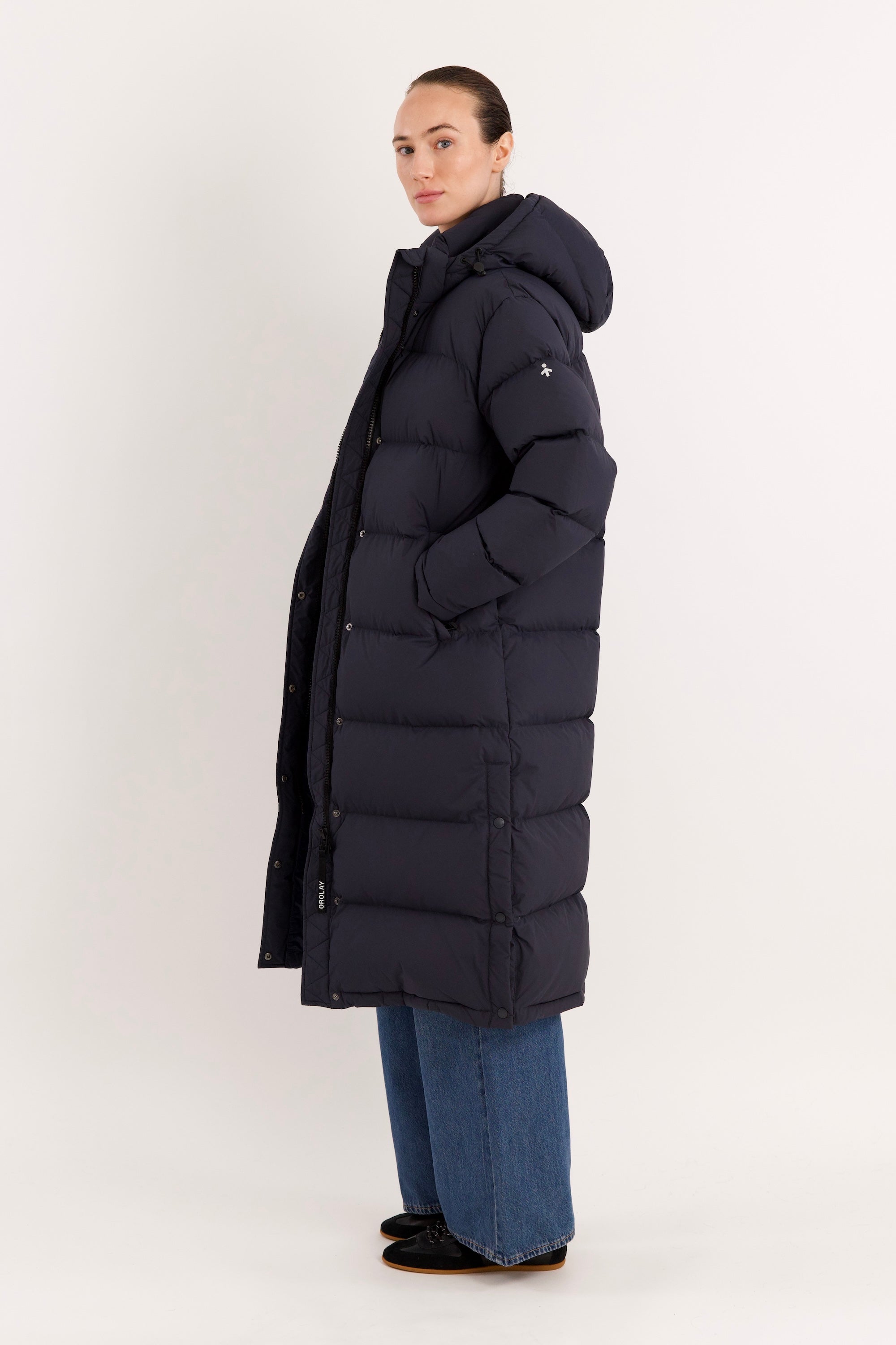 Orolay-Aurora Long Down Parka-#color_navy