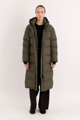 Orolay-Aurora Long Down Parka-#color_army green