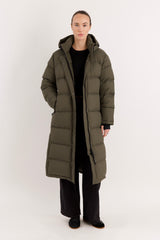 Orolay-Aurora Long Down Parka-#color_army green