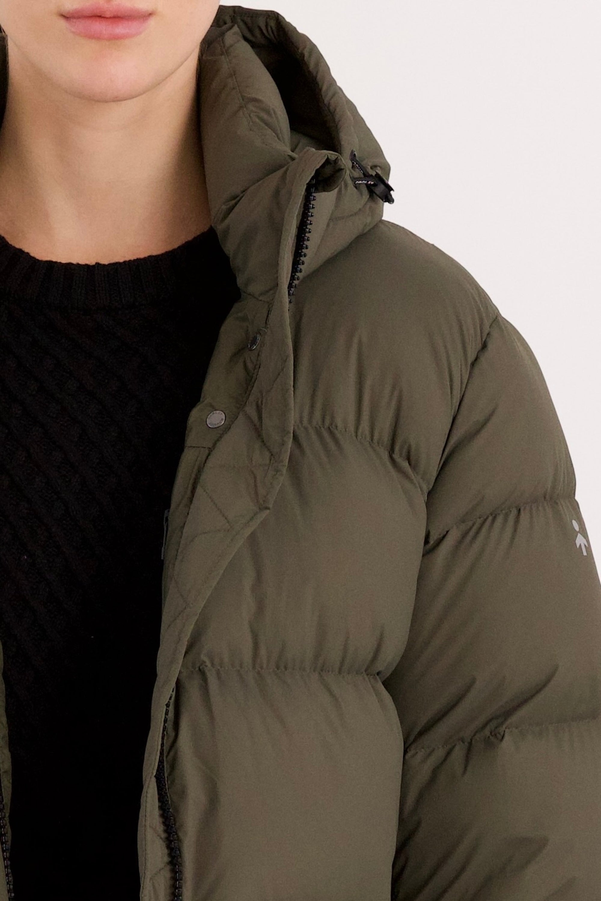 Orolay-Aurora Long Down Parka-#color_army green