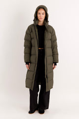 Orolay-Aurora Long Down Parka-#color_army green