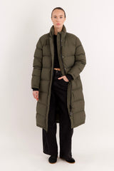 Orolay-Aurora Long Down Parka-#color_army green