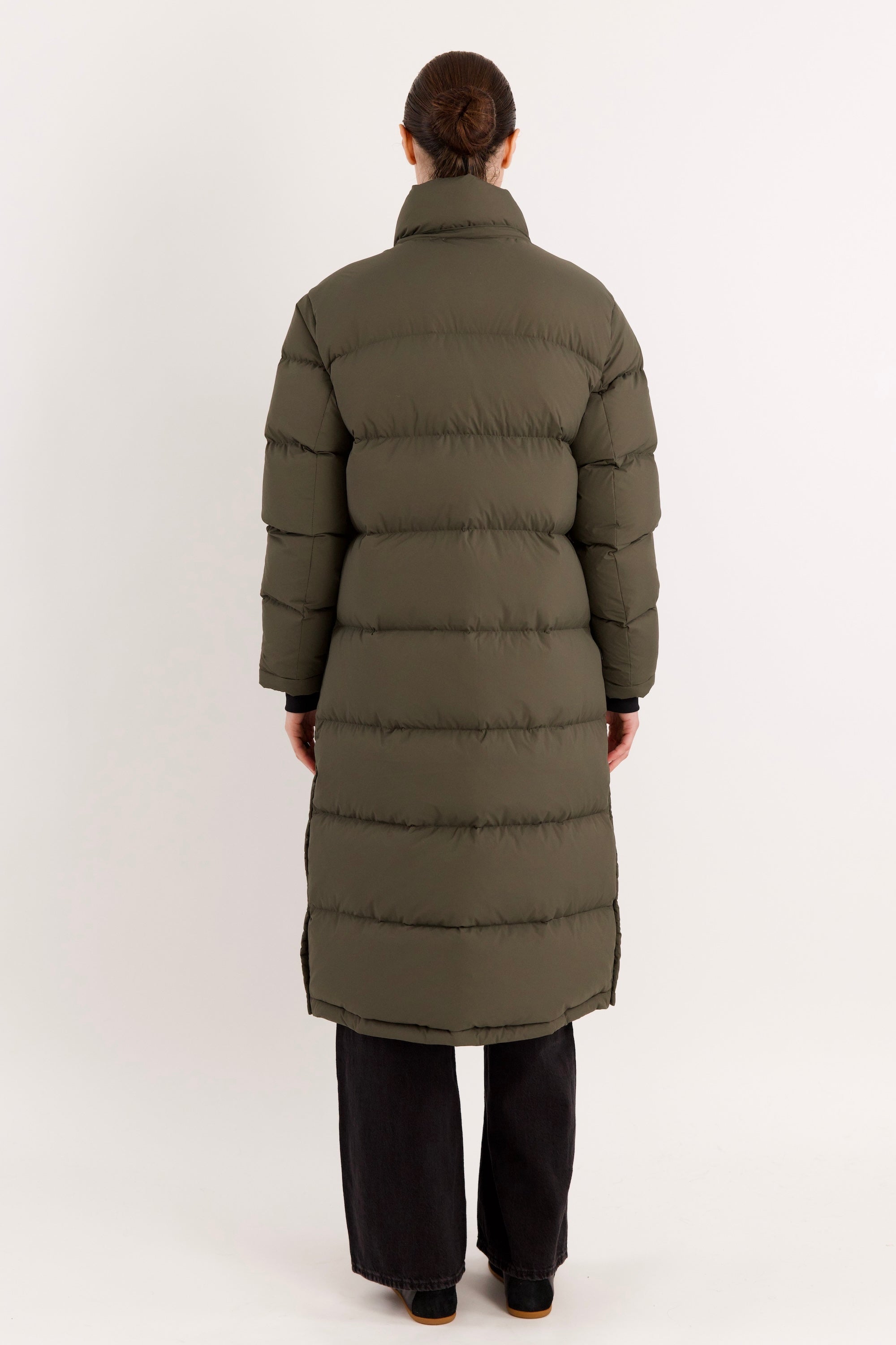 Orolay-Aurora Long Down Parka-#color_army green