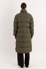 Orolay-Aurora Long Down Parka-#color_army green