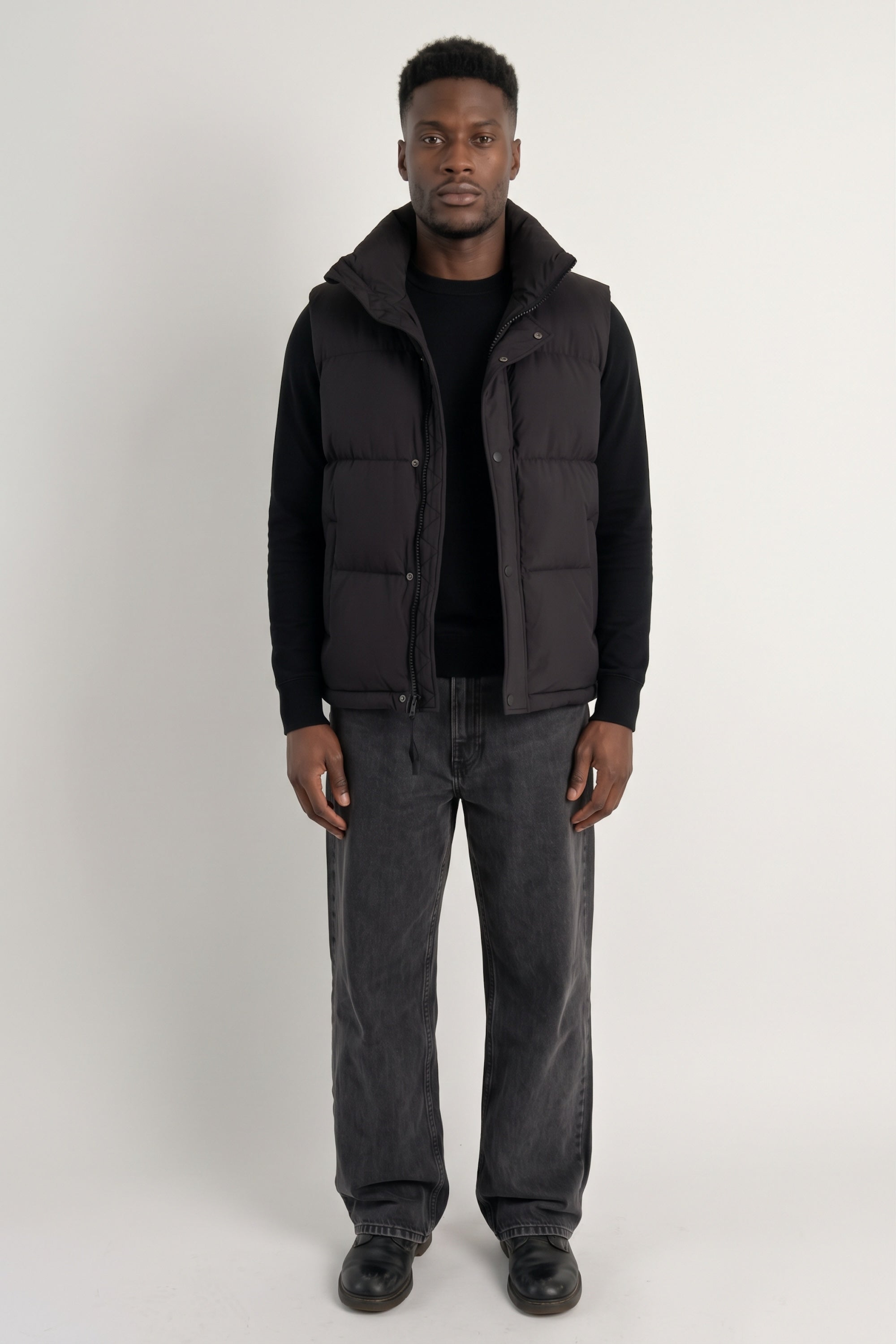 Puff-O® Men Down Puffer Vest orolay #color_black