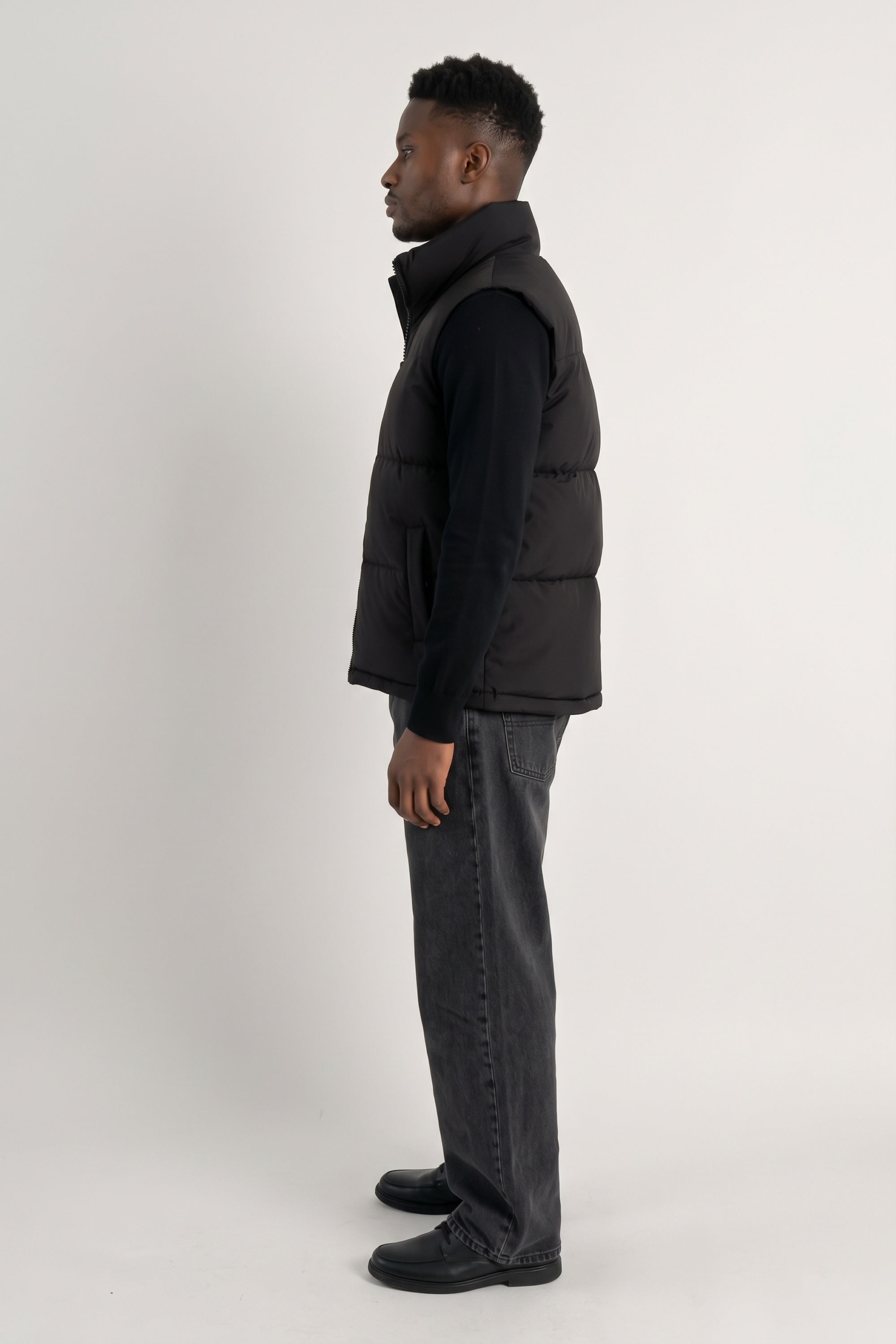 Puff-O® Men Down Puffer Vest orolay #color_black