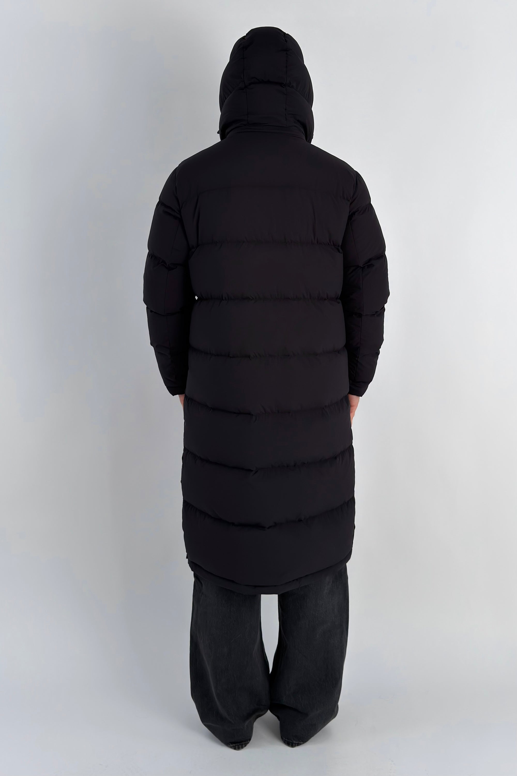 Puff-O® Men Long Down Puffer Jacket #color_black