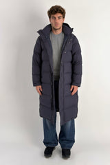 Puff-O® Men Long Down Puffer Jacket #color_navy