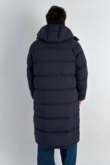 Puff-O® Men Long Down Puffer Jacket #color_navy