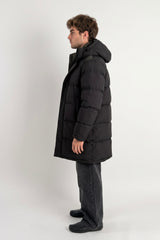 Puff-O® Men Mid-Length Down Puffer Jacket #color_black