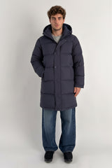 Puff-O® Men Mid-Length Down Puffer Jacket #color_navy