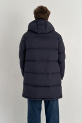Puff-O® Men Mid-Length Down Puffer Jacket #color_navy