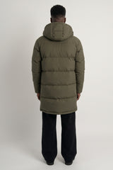 Puff-O® Men Mid-Length Down Puffer Jacket #color_olive