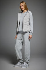 Orolay Quilted Vest with SLim-Fit Waist Design #color_gray