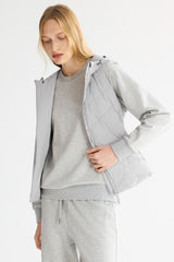 Orolay Quilted Vest with SLim-Fit Waist Design #color_gray