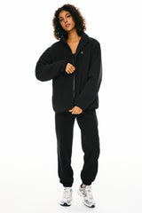 Orolay Reversible Fleece Jackets Full Zip Long Sleeve #color_Odyssey Gray