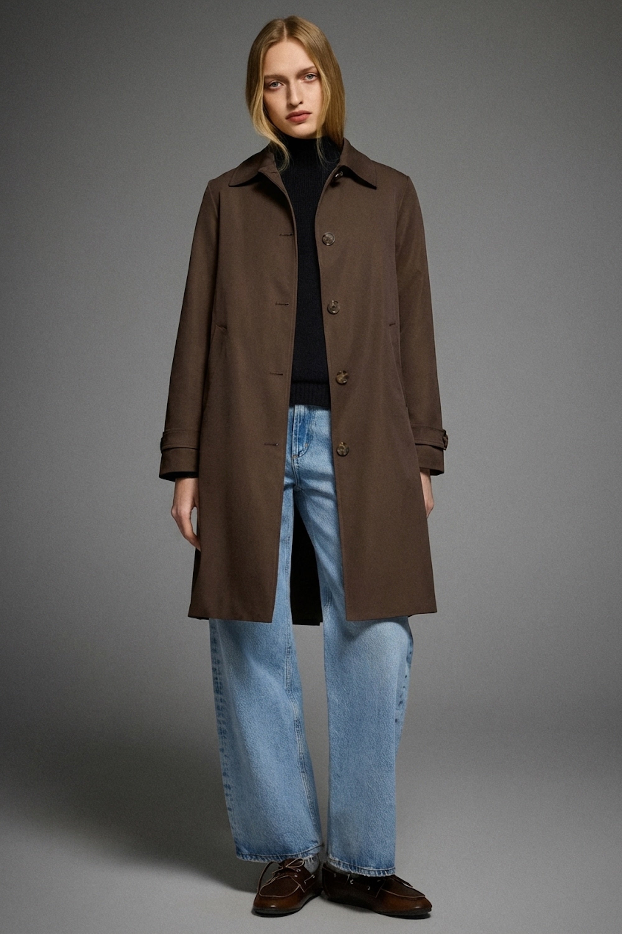 Orolay-Single-Breasted Trench-#color_coffee