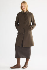 Orolay-Single-Breasted Trench-#color_coffee