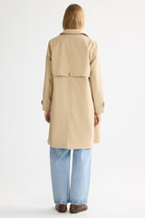 Single-Breasted Trench from Orolay - #color_Frosted Almond