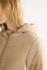 OROLAY Slim-Fit Quilted Hybrid Jacket #color_khaki
