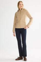 OROLAY Slim-Fit Quilted Hybrid Jacket #color_khaki