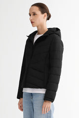 OROLAY Slim-Fit Quilted Hybrid Jacket #color_black