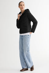 OROLAY Slim-Fit Quilted Hybrid Jacket #color_black